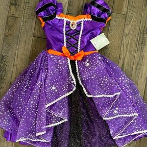 NWT Disney, Minnie mouse witch costume size 7/8 Halloween